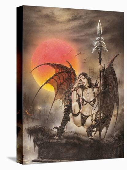 Black Tinkerbell-Luis Royo-Stretched Canvas