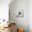 Black & White Dalia 4-Suzanne Foschino-Stretched Canvas displayed on a wall