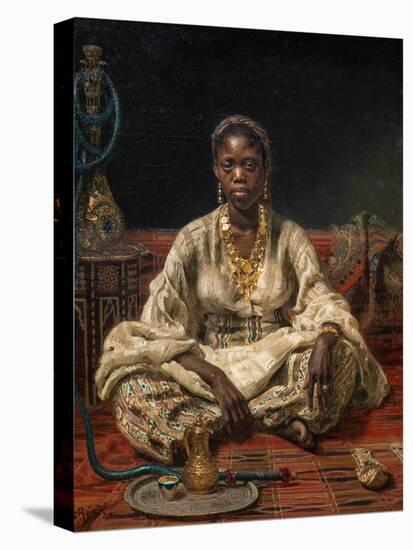 BLACK Woman, 1875-1876 (Oil on Canvas)-Ilya Efimovich Repin-Premier Image Canvas