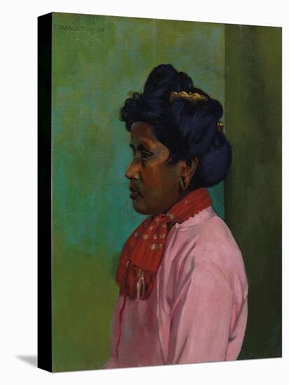 Black Woman with Pink Blouse, 1910-Félix Vallotton-Premier Image Canvas