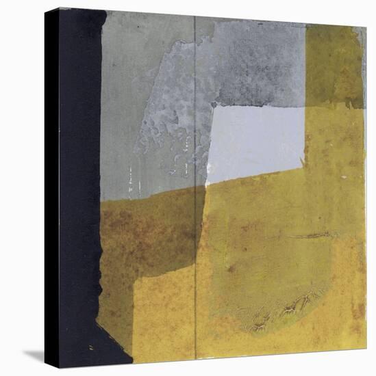 Black & Yellow III-null-Stretched Canvas