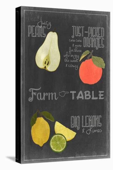 Blackboard Fruit IV-Vision Studio-Stretched Canvas