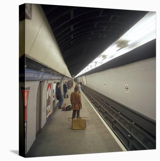 Blackhorse Road Tube Station on the Victoria Line, London, 1974-Michael Walters-Stretched Canvas