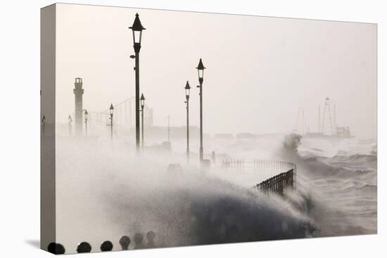 Blackpool battered by storms on 18 January 2007-Ashley Cooper-Premier Image Canvas