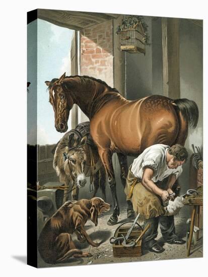 Blacksmith-Edwin Henry Landseer-Premier Image Canvas