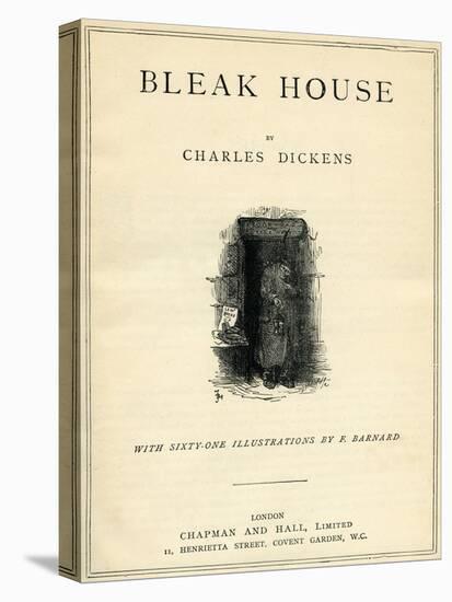 Bleak House by Charles Dickens-Frederick Barnard-Premier Image Canvas