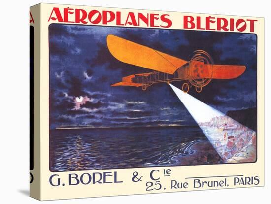 Bleriot Crosses The English Channel-null-Stretched Canvas