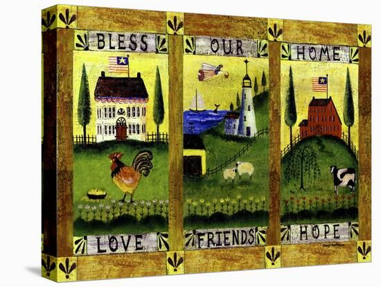 Bless our Home Love Friends Hope Lang-Cheryl Bartley-Premier Image Canvas