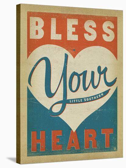 Bless Your Heart-Anderson Design Group-Stretched Canvas