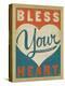 Bless Your Heart-Anderson Design Group-Stretched Canvas