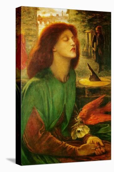 Blessed Beatrice (Beatrix)-Dante Gabriel Rossetti-Stretched Canvas