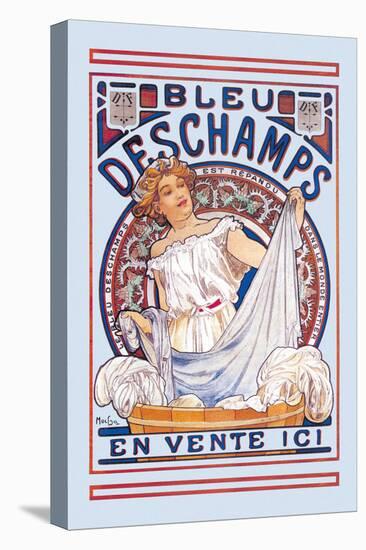 Bleu Deschamps En Vente Ici-Alphonse Mucha-Stretched Canvas