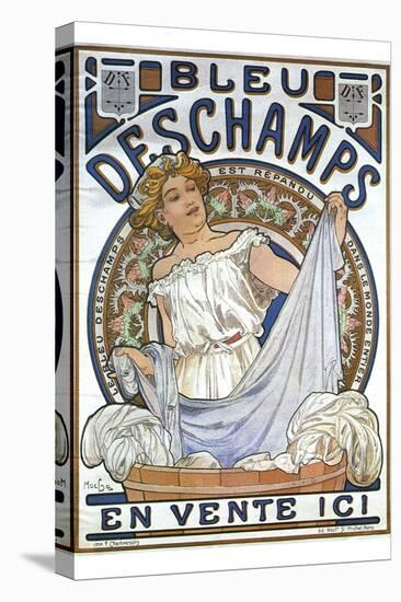 Bleu Dsechamps Sold Here-Alphonse Mucha-Stretched Canvas