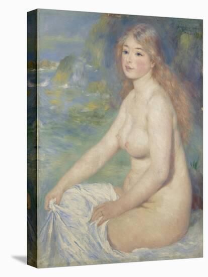 Blonde Bather, 1881 (Oil on Canvas)-Pierre Auguste Renoir-Premier Image Canvas