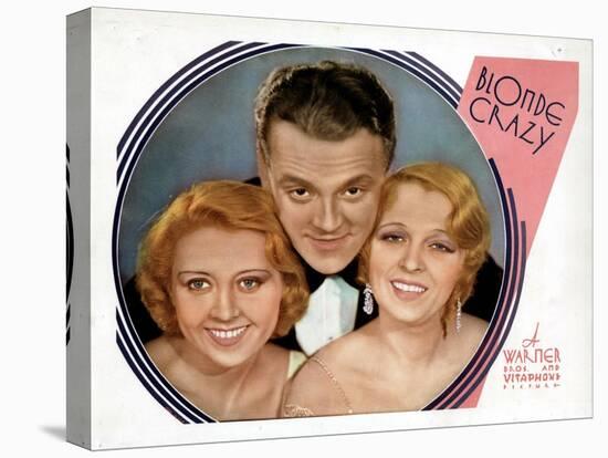 Blonde Crazy, from Left, Joan Blondell, James Cagney, Noel Francis, 1931-null-Stretched Canvas