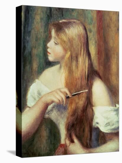 Blonde Girl Combing Her Hair, 1894-Pierre-Auguste Renoir-Premier Image Canvas