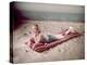 Blonde on Lilo, Woof-Charles Woof-Premier Image Canvas