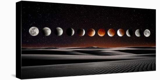 Blood Moon Eclipse-Dale O’Dell-Stretched Canvas