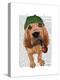 Bloodhound Sherlock Holmes-Fab Funky-Stretched Canvas