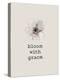 Bloom Grace-Victoria Brown-Stretched Canvas
