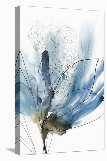 Blooming Blue Flower I-null-Stretched Canvas