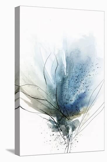 Blooming Blue Flower II-null-Stretched Canvas