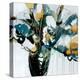 Blooms in Shamrock Grey-Angela Maritz-Stretched Canvas