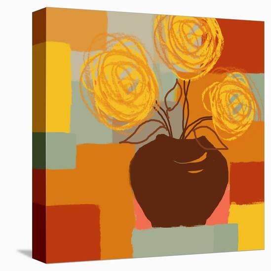 Blossoming II-Yashna-Stretched Canvas