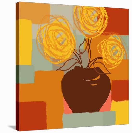 Blossoming II-Yashna-Stretched Canvas