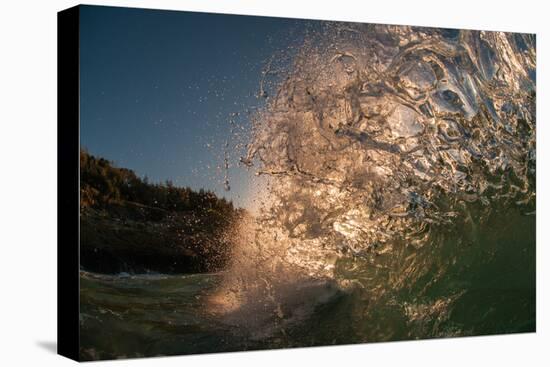 Blown Glass-Wave breaking off N. Stradbroke Island, Queensland, Australia-Mark A Johnson-Premier Image Canvas