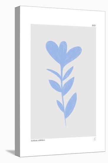 Blue Abstract Plant-Anne-Marie Volfova-Premier Image Canvas