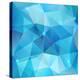Blue Abstract Shining Ice Vector Background-art_of_sun-Stretched Canvas