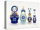 Blue and Gold Russian Dolls-Cat Coquillette-Premier Image Canvas