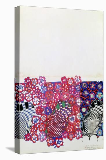 Blue and Pink Tobacco Flowers-Charles Rennie Mackintosh-Premier Image Canvas