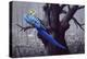 Blue and Yellow Macaw in Burned Forest-Harro Maass-Premier Image Canvas