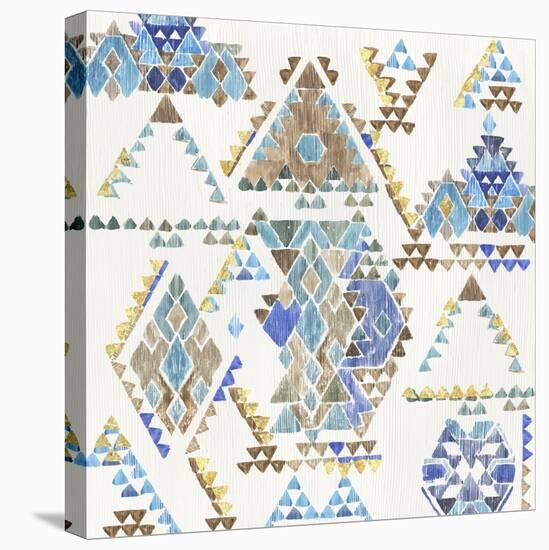 Blue Aztec-Aimee Wilson-Stretched Canvas