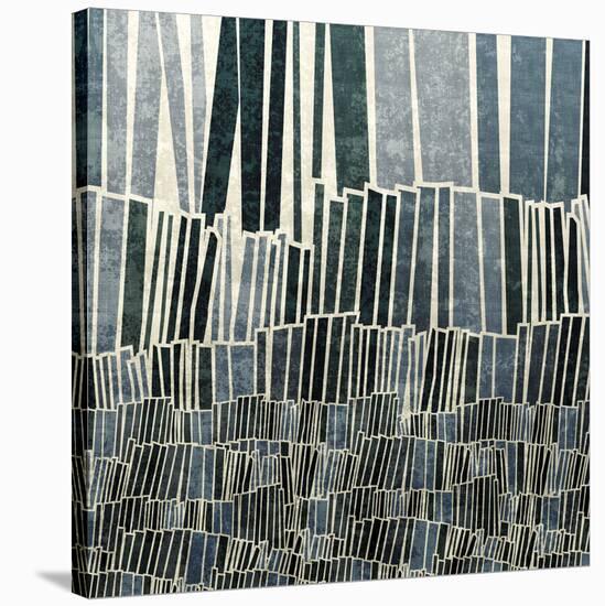 Blue Bamboo-Mali Nave-Stretched Canvas