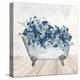 Blue Bath 1-Kimberly Allen-Stretched Canvas