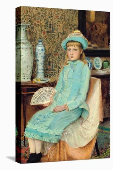 Blue Belle, 1877 (Oil on Board)-John Atkinson Grimshaw-Premier Image Canvas