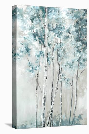 Blue Birch Forest-Luna Mavis-Stretched Canvas