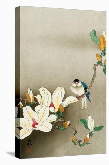 Blue Bird and Magnolia-Koson Ohara-Premier Image Canvas
