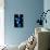Blue Bokeh I-Erin Berzel-Premier Image Canvas displayed on a wall