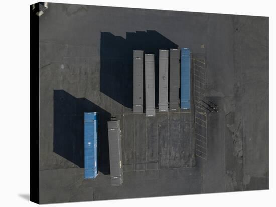 Blue Boxes 1-Moises Levy-Premier Image Canvas