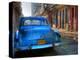 Blue Car in Havana, Cuba, Caribbean-Nadia Isakova-Premier Image Canvas