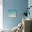 Blue Coastal Landscape II-null-Stretched Canvas displayed on a wall