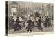 Blue-Coat Boys Showing their Drawings to the Queen at Buckingham Palace-Arthur Hopkins-Premier Image Canvas