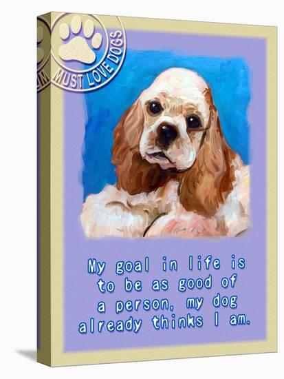 Blue Cocker Spaniel-Cathy Cute-Premier Image Canvas