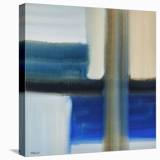 Blue Composition, 20Th Century (Watercolour)-Eric Hains-Premier Image Canvas