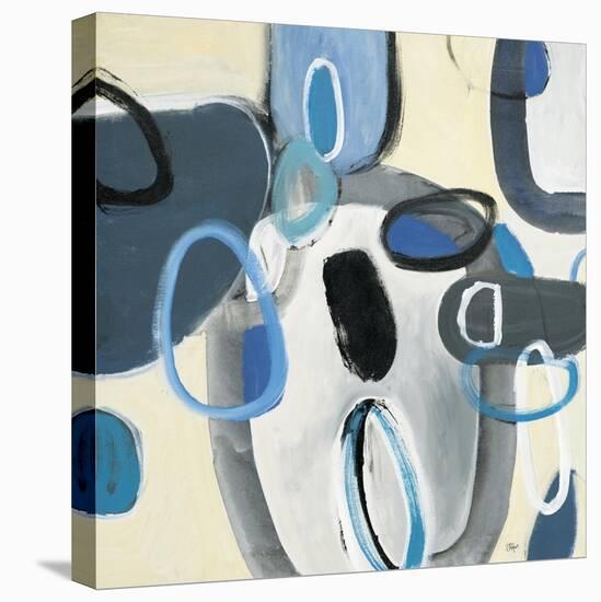 Blue Connection I-Lisa Ridgers-Stretched Canvas