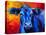 blue cow-Marion Rose-Premier Image Canvas